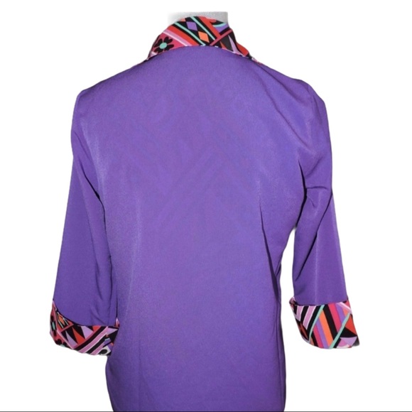 Bob Mackie Twinset Jacket & Tank Top Shirt XXS - Picture 4 of 10